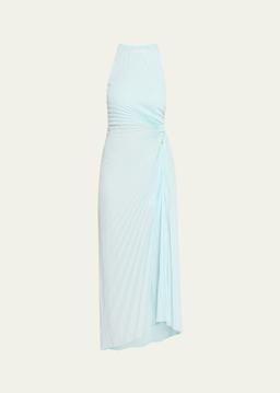 Reagan Pleated Midi Dress