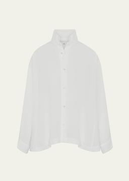 Caucasus Shirt With Notch Collar (Mid Plus Length)