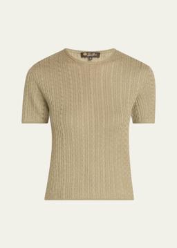 Rimella Cable-Knit Crewneck Sweater