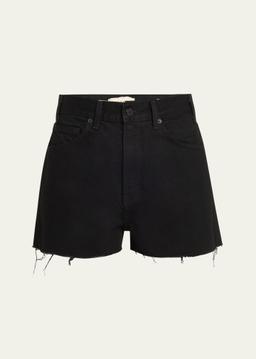 Cobain Frayed Denim Shorts