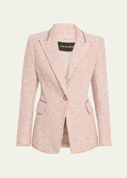 Fiorellie Chain-Trim Tweed Jacket