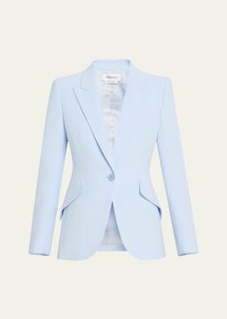 Single-Breasted Blazer Jacket