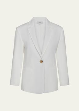 Shrunken Linen Blazer