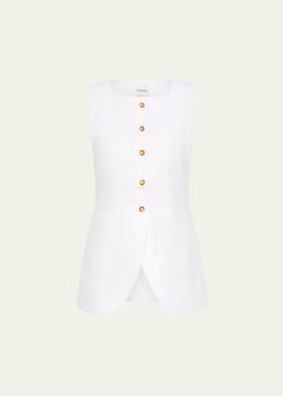Emma Linen Vest