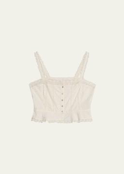 Vietta Lace-Trim Cami