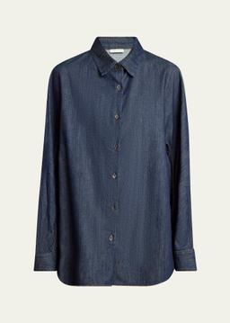 Casio Denim Button Down Shirt