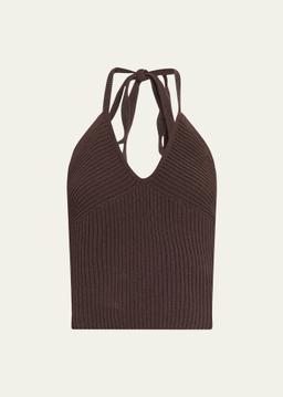 Tie Halter Sweater
