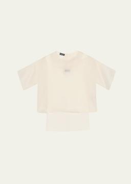 3D Anemone Silk Organza Blouse