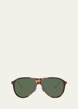 0BC4011S Acetate Aviator Sunglasses