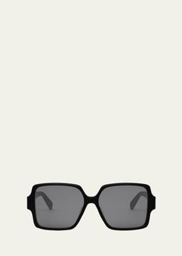 Triomphe Square Acetate Sunglasses