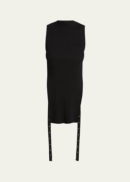 Rita Ribbed Hanging Tie Top