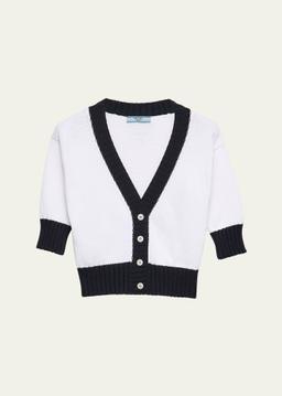 Cropped Cotton Cardigan