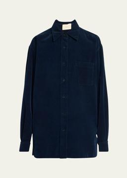 Nesson Button Down Silk Shirt