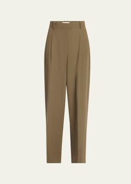 Lilas Pleated Tapered Pants