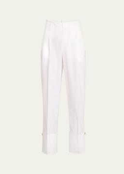 Diana Cuffed Poplin Pants