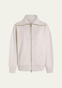 Halley Zip-Front Sweatshirt