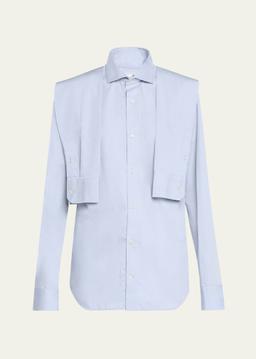 Extra-Sleeve Button-Down Shirt