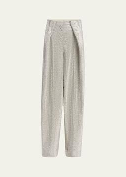 Crystal Hotfix Balloon Trousers