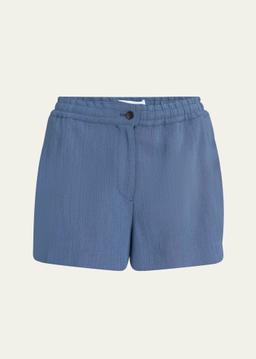 Wool Faille Shorts