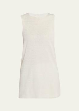 Jaylen Linen Sleeveless Tunic Top