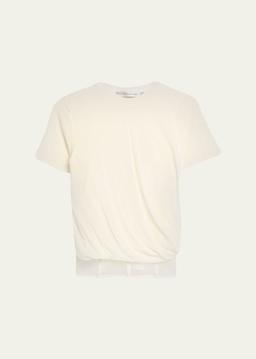 Coiled Jersey Corset Tee