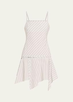 Stripe Hooks Mini Dress