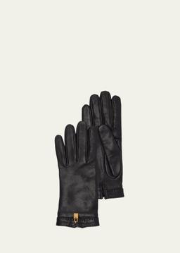 Nora Charm Leather Gloves