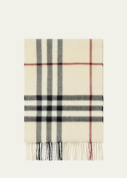 Giant Check Cashmere Scarf