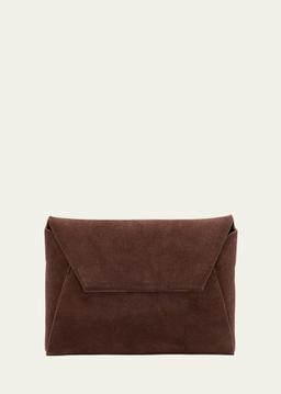 Duo Monili Suede Pouchette Crossbody Bag