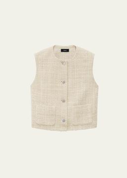 Tweed Pocket Vest