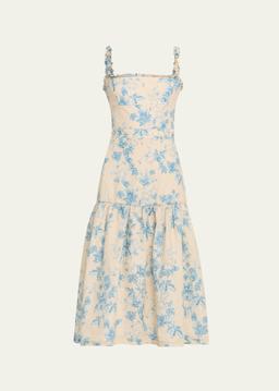 Bougainvillea Nispero Midi Dress