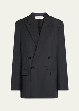 Daan Oversized Check Blazer