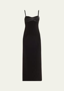 Salome Scuba Midi Dress