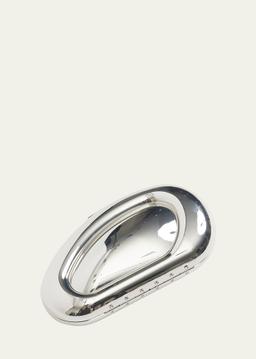 Luna Oval Clutch Bag