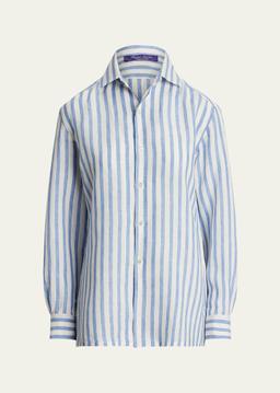 Capri Striped Linen Shirt