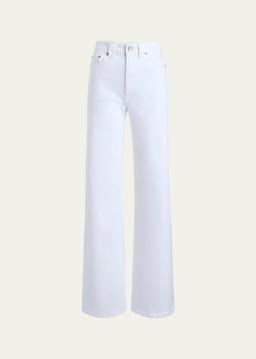 Dane Mid-Rise Wide-Leg Jeans