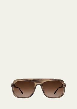 Bowery Two-Tone Aviator Sunglasses