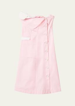 Strapless Twisted Dress