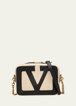 Viva Superstar VLOGO Leather Crossbody Bag