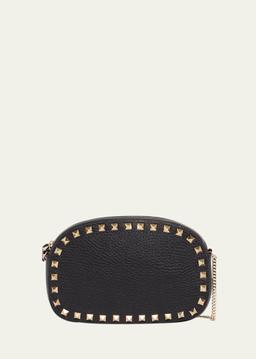 Rockstud Mini Leather Crossbody Bag