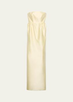 Long Double Satin Dress