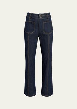 Dorothea Denim Patch Pocket Pants