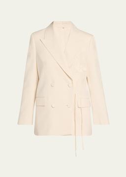 Hero Embroidered Double-Breasted Jacket