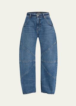 Freddy Cropped Barrel Jeans