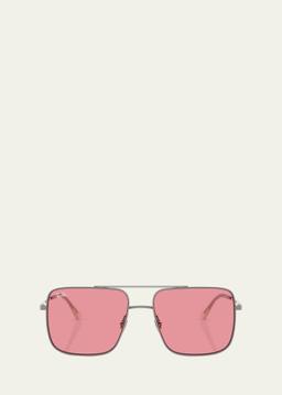 Ari Metal Square Sunglasses