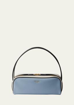 Swing Bicolor Leather Shoulder Bag