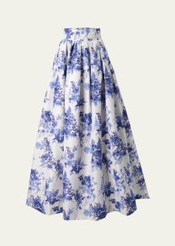 Blur Floral Ball Skirt