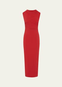 Soft Sculptural Midi Dress