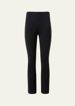 Cindy Signature Jersey Bootcut-Leg Ankle Pants
