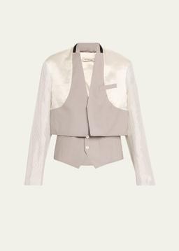 Mun Patchwork Blazer Jacket